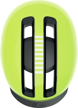 Cyklo přilba se světlem HUD-Y signal yellow, ABUS (žlutá fluo)