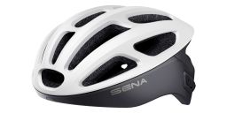 Cyklo přilba s headsetem R1, SENA (matná bílá)