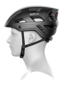 Cyklo přilba s headsetem M1 EVO, SENA (matná černá)