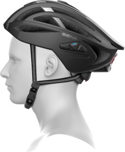 Cyklo přilba s headsetem R2 EVO, SENA (matná černá)