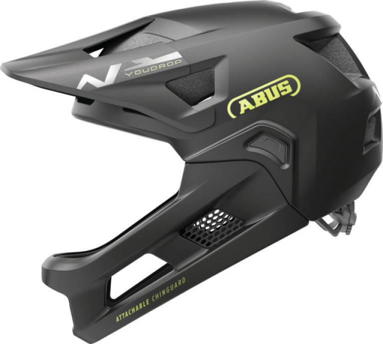 Cyklo přilba YouDrop FF velvet black, ABUS dětská (černá)