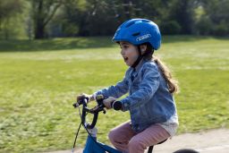 Cyklo přilba Smiley 3.0 shiny blue, ABUS,dětská (modrá)
