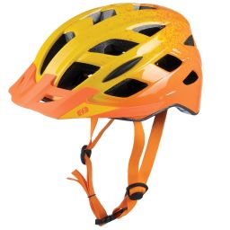 Cyklo přilba RAPTOR JUNIOR, OXFORD, dětská (oranžová/žlutá)