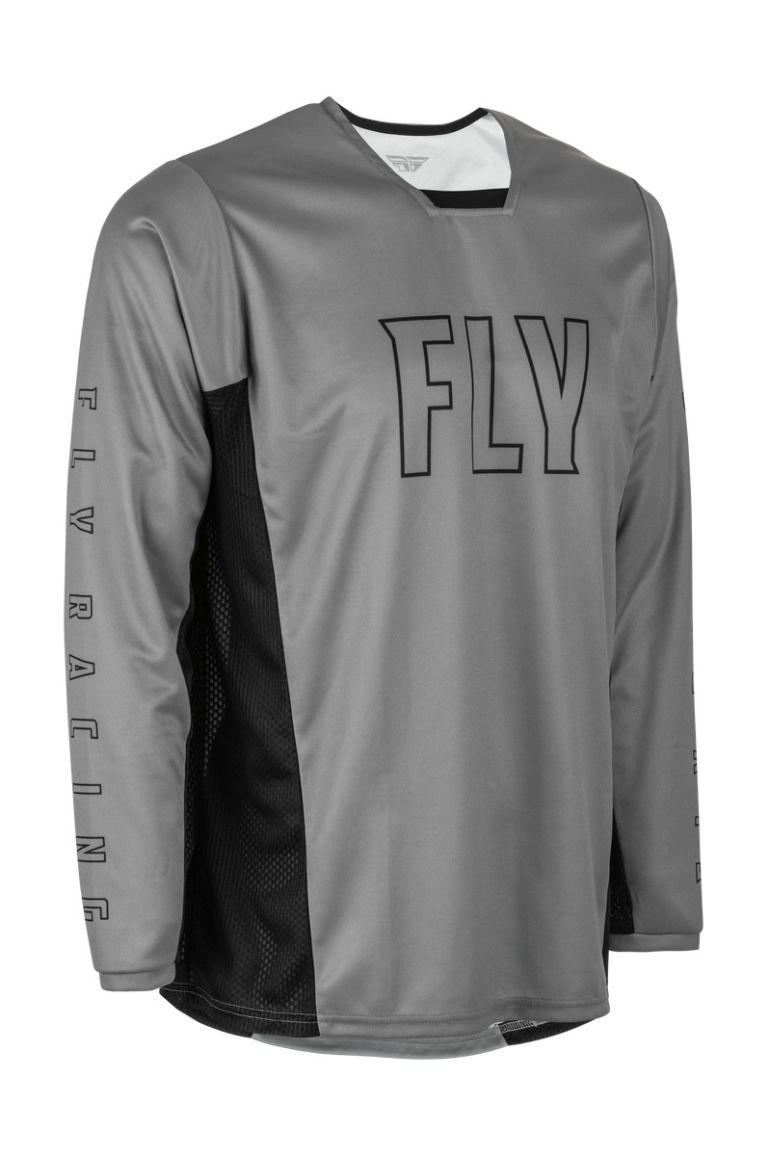 Cyklo dres RADIUM, FLY RACING - USA (šedá/černá)