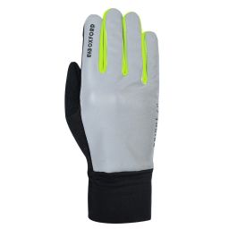 Rukavice BRIGHT GLOVES 2.0, OXFORD (černá/reflexní/žlutá fluo)