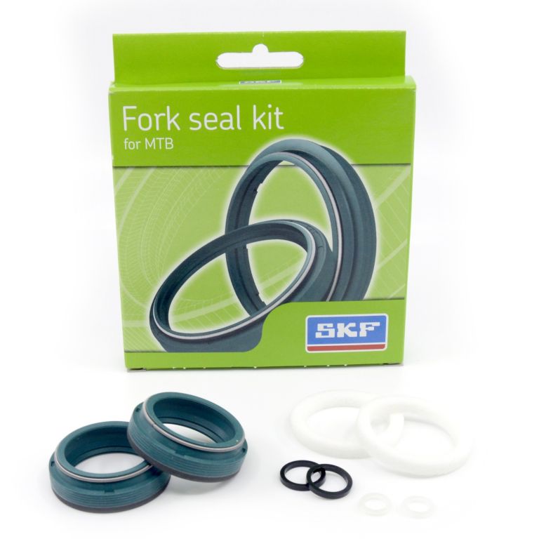 Simeringy do přední vidlice (FOX AIR 32 mm, 2016-2023), SKF (zelené)
