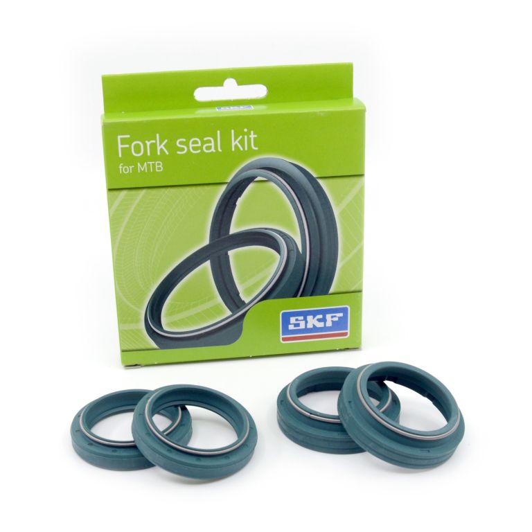 Simeringy do přední vidlice (MARZOCCHI 38 mm, 4 ks), SKF (zelené)