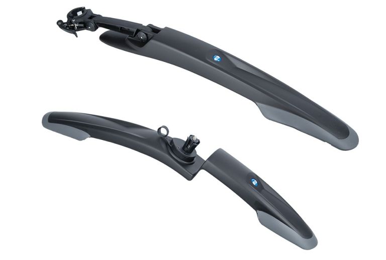 Sada plastových blatníků MUDSTOP MTB, OXFORD (černé/šedé)
