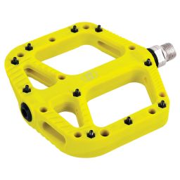 Platformové pedály LOAM 20, OXFORD (žlutá fluo, nylon, pár)