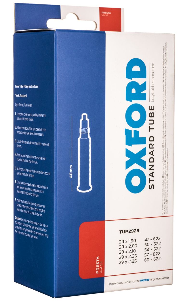 Cyklo duše 29 x 1,9/2,35, galuskový ventilek, OXFORD