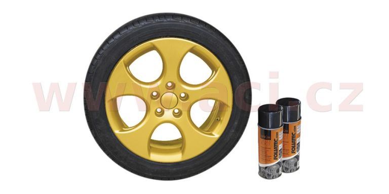 FOLIATEC fólie ve spreji ZLATÁ METALICKÁ 800 ml