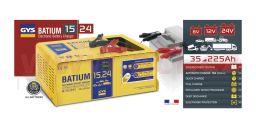 Nabíječka GYS BATIUM 15.24 6/12/24 V, 225 Ah, 15 A