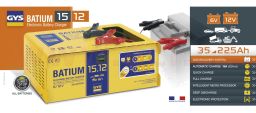 Nabíječka GYS BATIUM 15.12 6/12 V, 225 Ah, 15 A