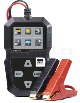 Tester baterií, napětí, proud, dobíjení, 12 V, 7 - 240 Ah, GYS DBT 410 - START/STOP
