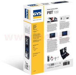Tester bateriíí, napětí, proud, dobíjení, 6/12/24 V, 7 - 240 Ah, s tiskárnou GYS PBT720, menu v češtině