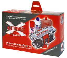 KETTENMAX PREMIUM - práčka na motocyklové reťaze (kompletná súprava vrátane čistiaceho a konzervačného prostriedku na reťaze)