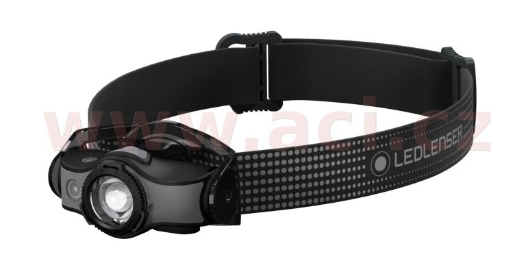 LED LENSER MH5 - outdoorová dobíjecí čelovka černo-šedá, dosvit 180 m, záruka 7 let