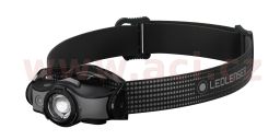 LED LENSER MH5 - outdoorová dobíjecí čelovka černo-šedá, dosvit 180 m, záruka 7 let
