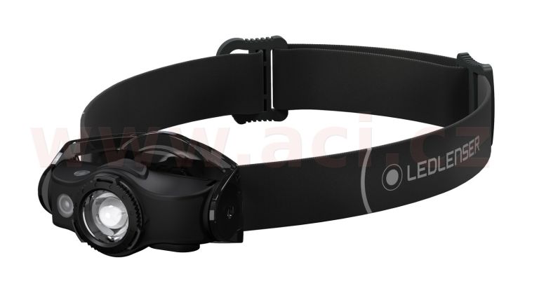 LED LENSER MH4 - outdoorová dobíjecí čelovka černo-černá, dosvit 180 m, záruka 7 let