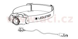 LED LENSER MH5 - outdoorová dobíjecí čelovka černo-šedá, dosvit 180 m, záruka 7 let