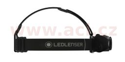 LED LENSER MH8 - outdoorová dobíjecí čelovka černo-černá, dosvit 200 m, záruka 7 let