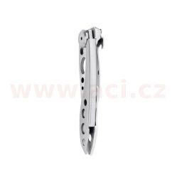 LEATHERMAN SKELETOOL KBx SILVER - zavírací nůž s otvírákem lahví, kombinovaná čepel