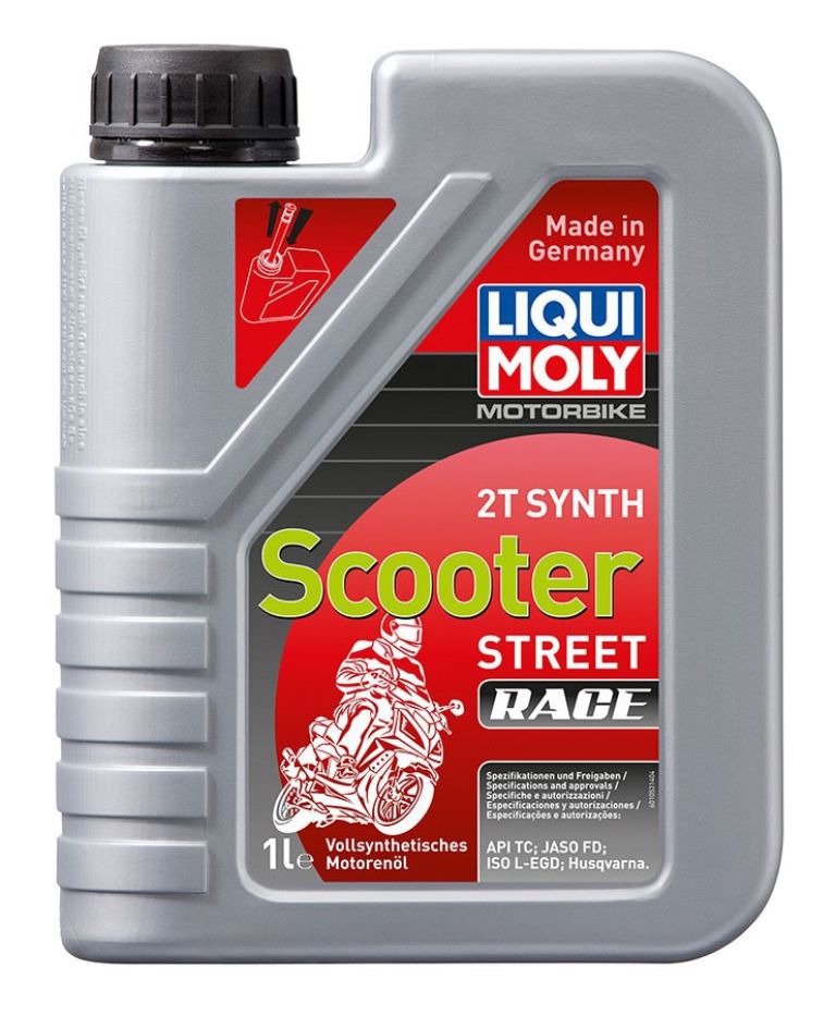 LIQUI MOLY Motorbike 2T Synth Scooter Race, plne syntetický motorový 2T olej 1 l