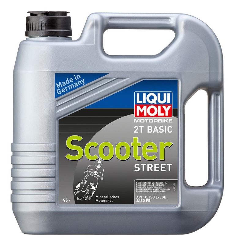 LIQUI MOLY Motorbike 2T Basic Scooter, minerálny motorový 2T olej 4 l