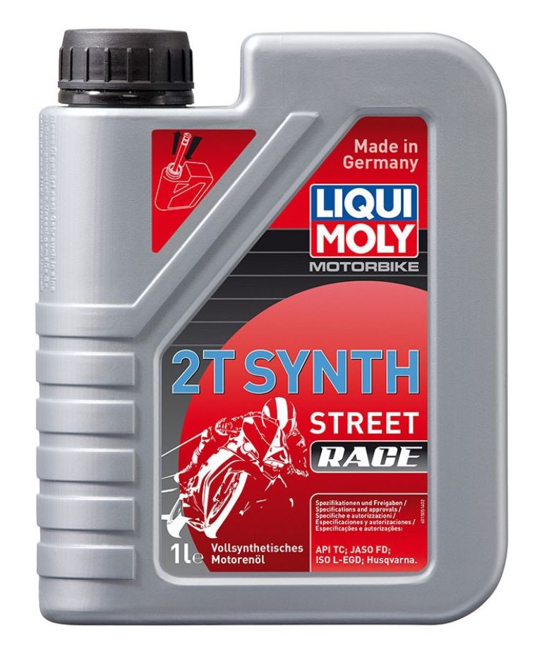LIQUI MOLY Motorbike 2T Synth Race, plne syntetický motorový 2T olej 1 l