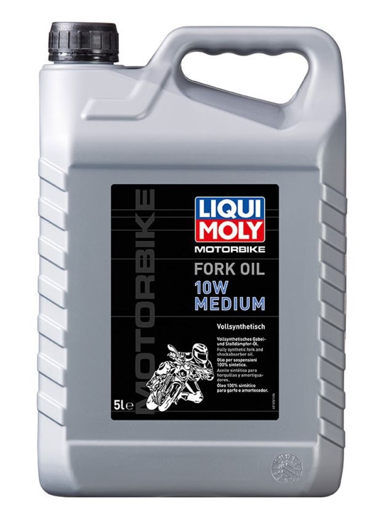 LIQUI MOLY Motorbike Fork Oil 10w Medium - olej do tlmičov pre motocykle - stredná 5 l