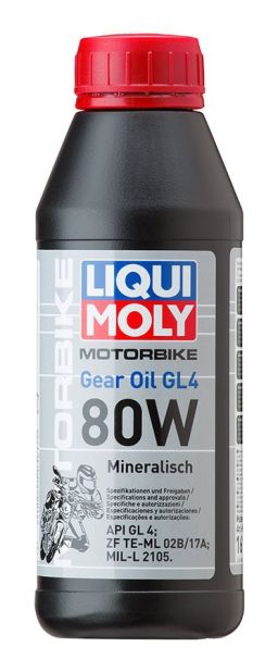LIQUI MOLY Motorbike Gear Oil 80w - minerálny prevodový olej 500 ml