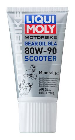 LIQUI MOLY Motorbike Gear Oil GL 4 80W-90 Scooter - minerálny prevodový olej 150 ml