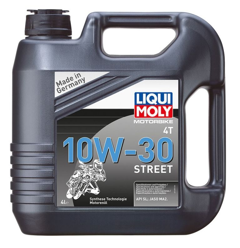 LIQUI MOLY Motorbike 4T 10W30 Street, polosyntetický motorový olej 4 l