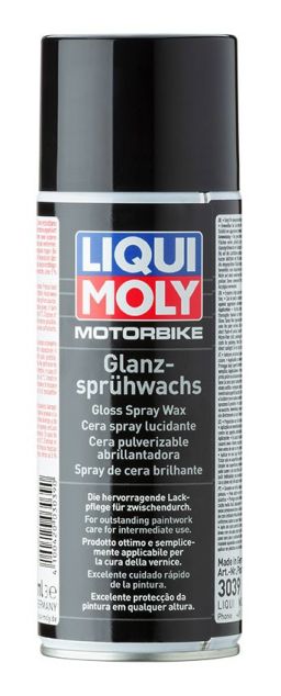 ĽAQUI MOLY lesklý vosk na motocykle v spreji 400 ml