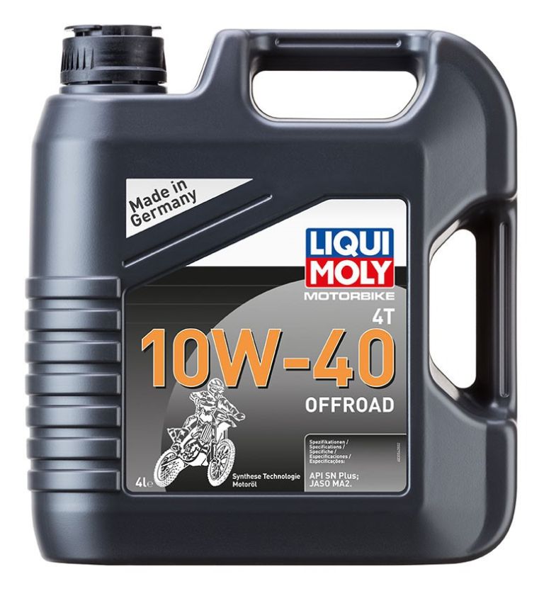 LIQUI MOLY Motorbike 4T 10W40 Offroad, syntetický motorový olej 4 l