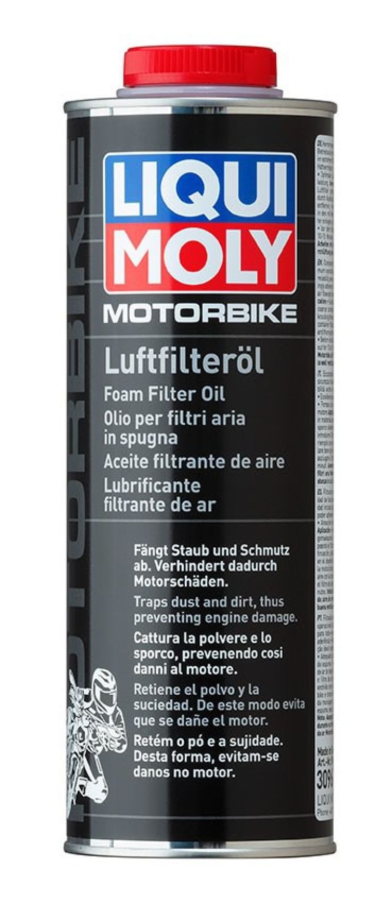 LIQUI MOLY olej na vzduchové filtre motocyklov 1 l
