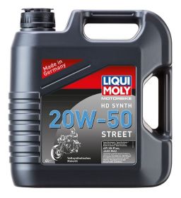 LIQUI MOLY Motorbike HD Synth 20w-50 Street, plne syntetický motorový olej 4 l