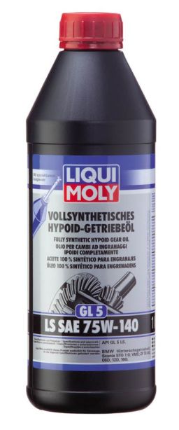 LIQUI MOLY Hypoidní převodový olej LS SAE 75W-140 GL5 plně syntetický olej 1l