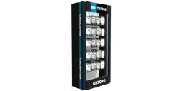 Prezentačné stena Premium Advanced s rastrom pre drôtový program, 1ks, OXFORD (ŠxVxHL = 1040x2290x550 mm)