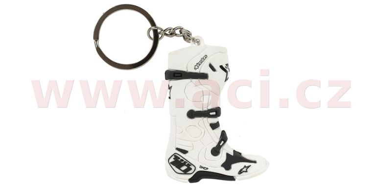 Kľúčenka NEW TECH 10 BOOT, ALPINESTARS (biela)