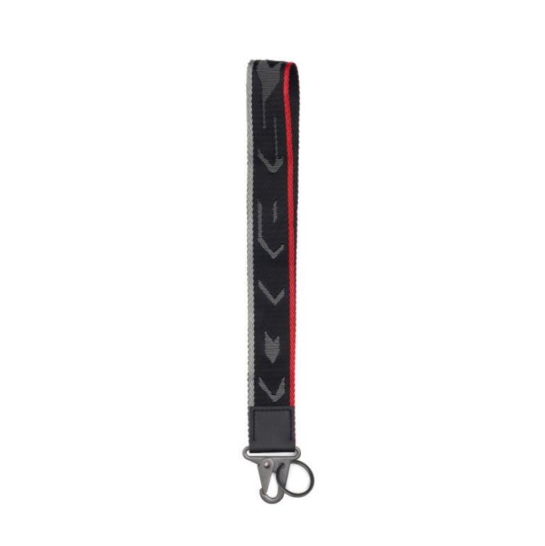 Kľúčenka KEY HOLDER SHORT, SPIDI (černá/šedá)