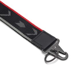 Kľúčenka KEY HOLDER SHORT, SPIDI (černá/šedá)
