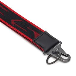 Kľúčenka KEY HOLDER SHORT, SPIDI (černá/červená)