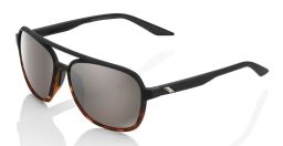 Slnečné okuliare KASIA Soft Tact Black/Havana, 100% (HIPER strieborné sklo)