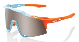 Slnečné okuliare SPEEDCRAFT Soft Tact Two Tone, 100% (HIPER strieborné sklo)
