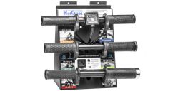 Prezentačné stojan / demo jednotka pre 6ks vyhrievaných gripov Hotgrips Premium, OXFORD