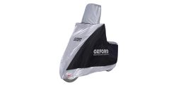 Plachta na motorku Aquatex Highscreen Scooter prevedenie pre vysoké plexi, OXFORD (černá/stříbrná, uni veľkosť)