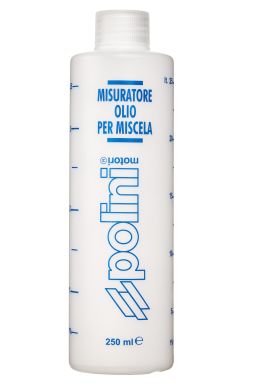 Plastová fľaša, odměrka pre miesenia oleje 2T motorov (250 ml) POLINI