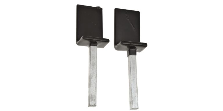 L adaptéry pre zadné hliníkový strojan M002-67, Q-TECH (1 pár)
