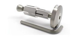 Závažia riadidiel Bar Ends 2 s kónusom pre vnútorný priemer 13 a 18 mm (vonkajší 22 a 28,6 mm), OXFORD (strieborné, pár)